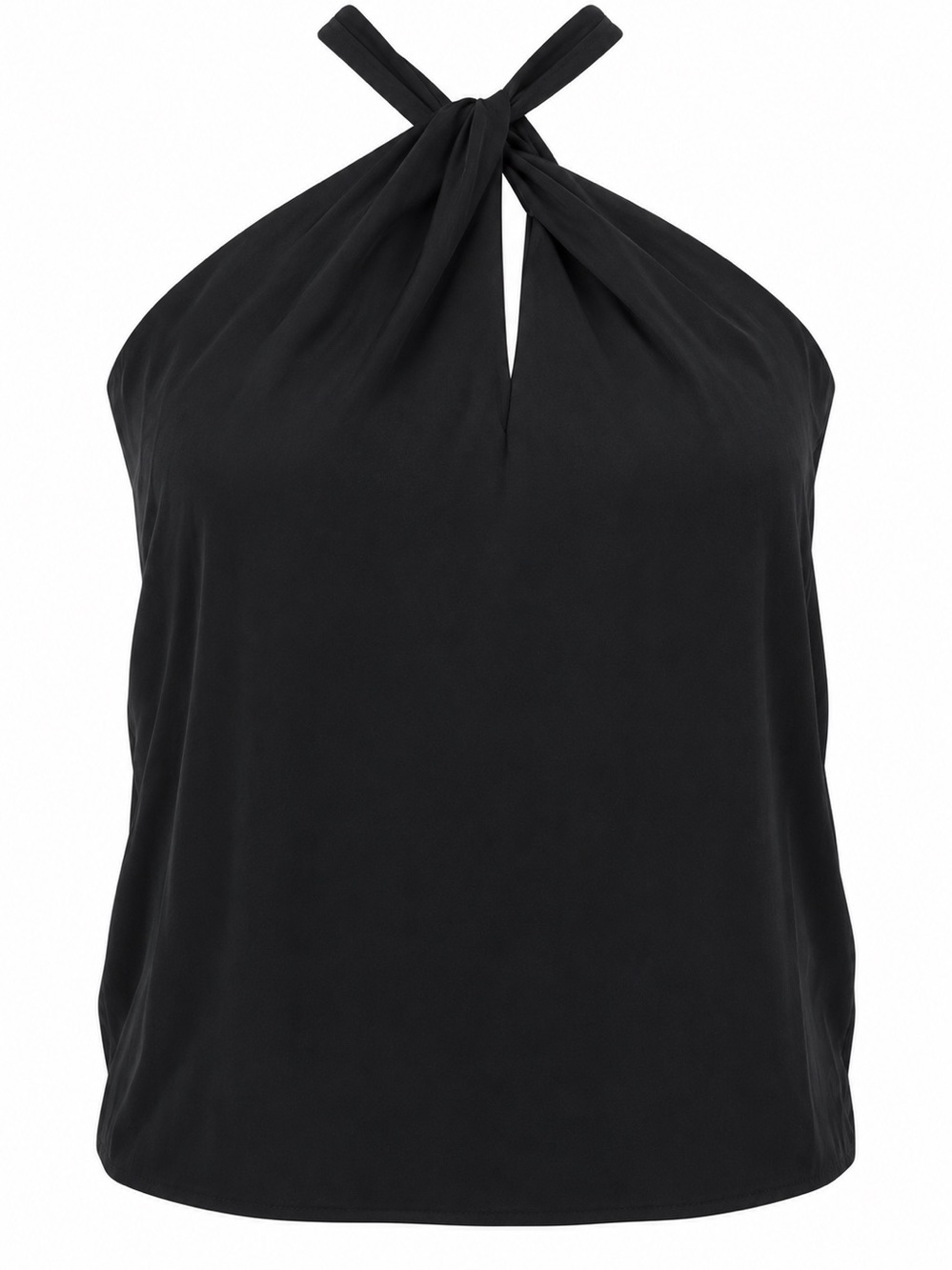 Joie 100% Silk Halter Blouse – Black